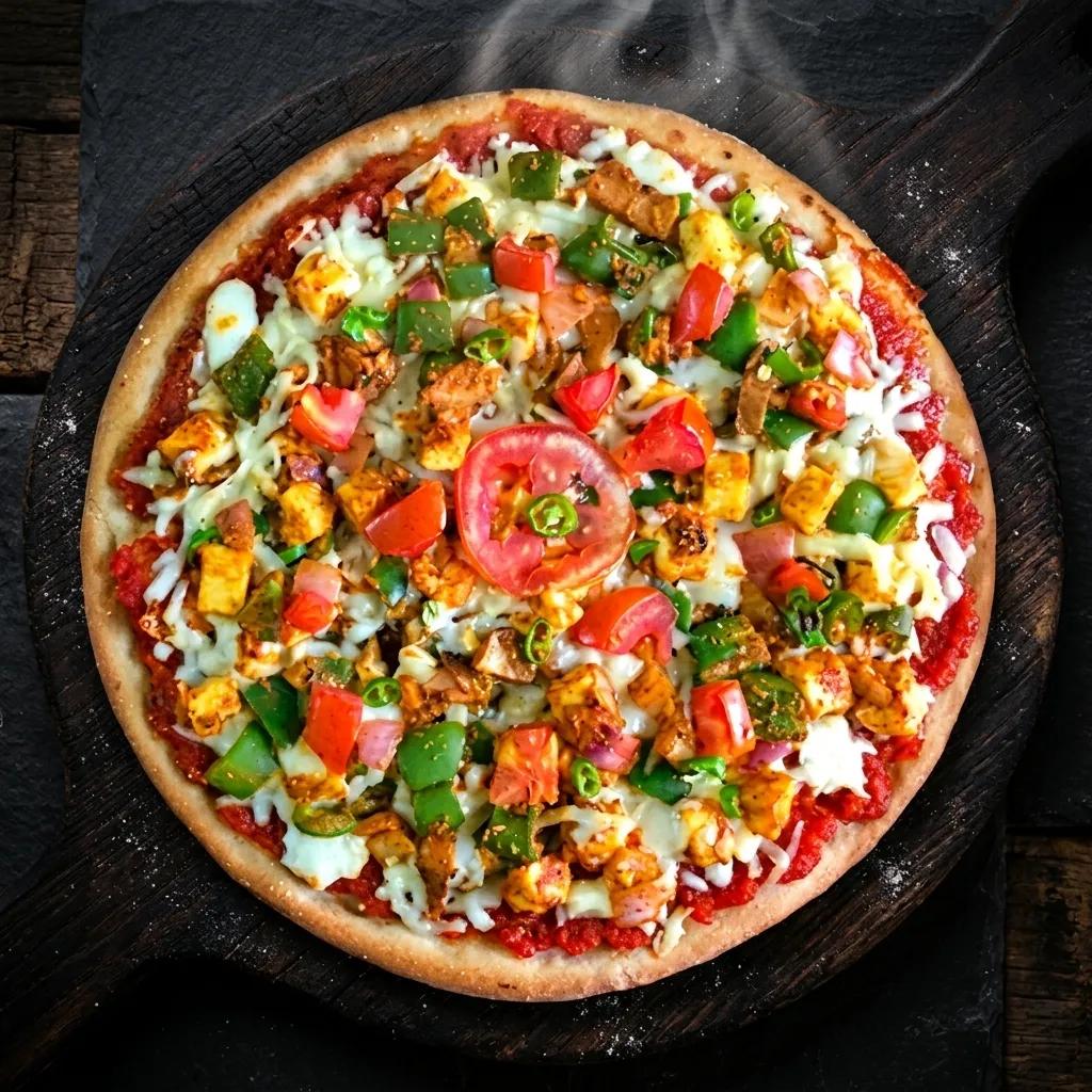 Paneer Tikka Pizza delivered to Eagle Point, SK
