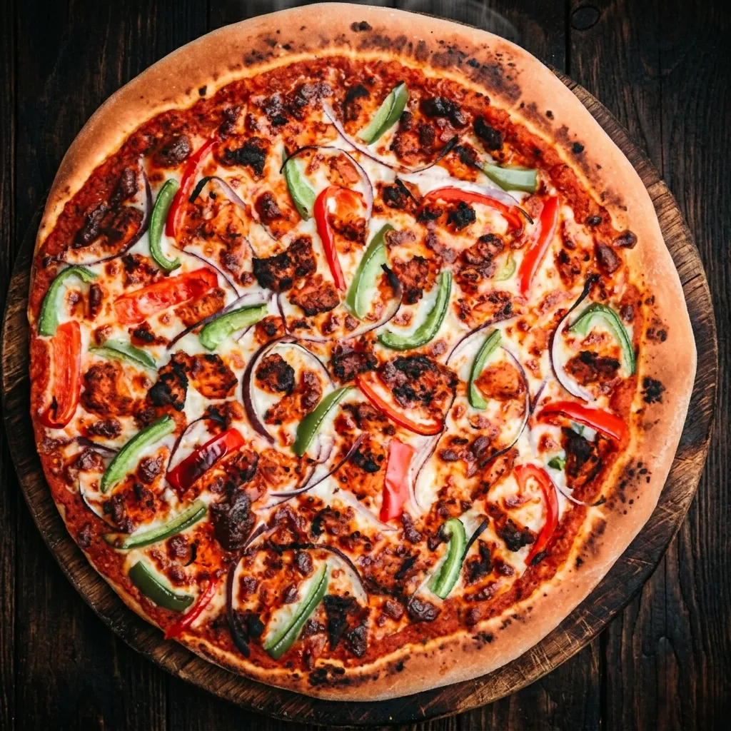 Tandoori Chicken Pizza at Lavish Pizza and Family Restaurant, La Ronge SK